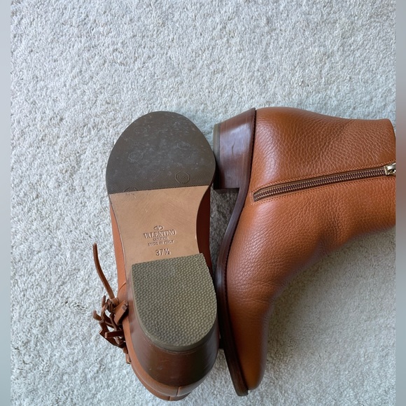 Valentino leather fringe accent boots - Picture 11 of 11